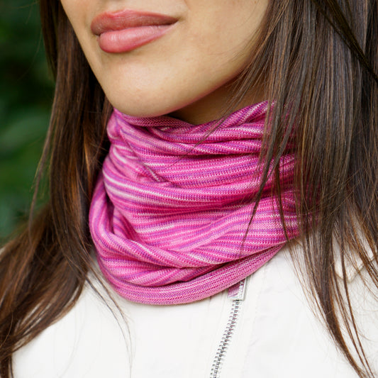 Cherry Blossom Merino Beanie Wrap