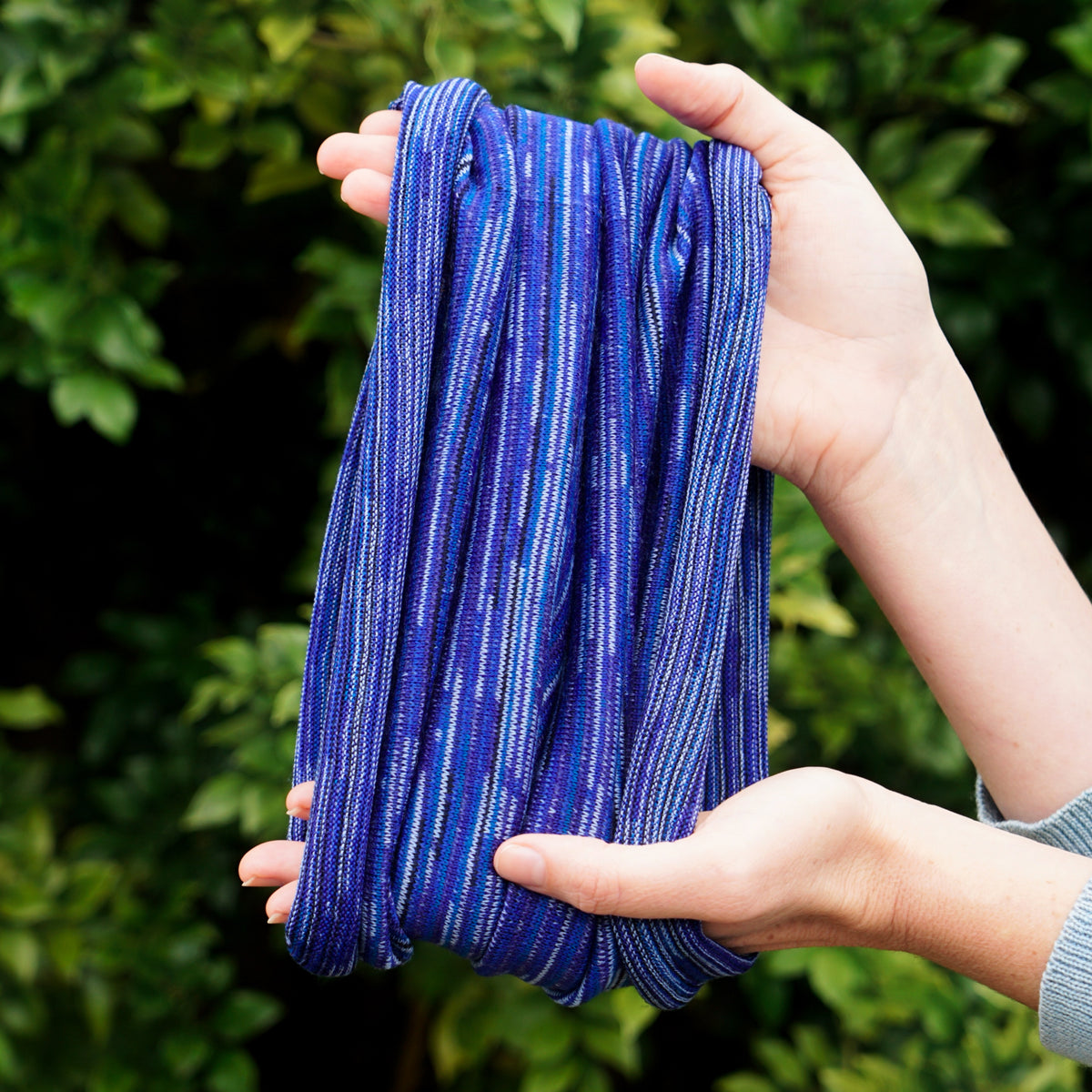 Alpine Blue Merino Beanie Wrap