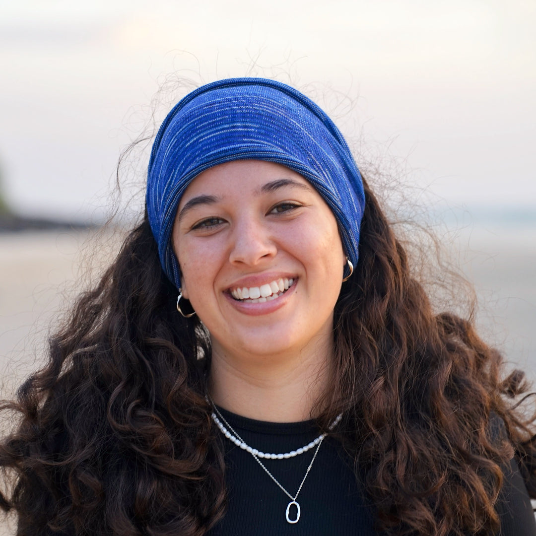 Alpine Blue Merino Wide Headband