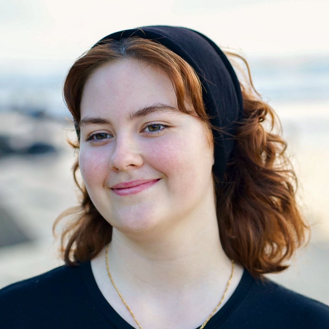 Black Merino Wide Headband