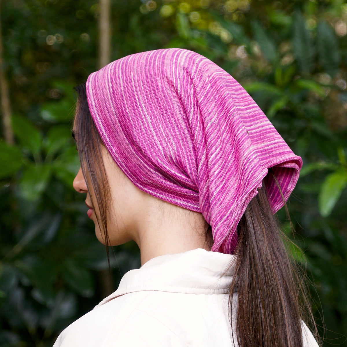 Cherry Blossom Merino Beanie Wrap