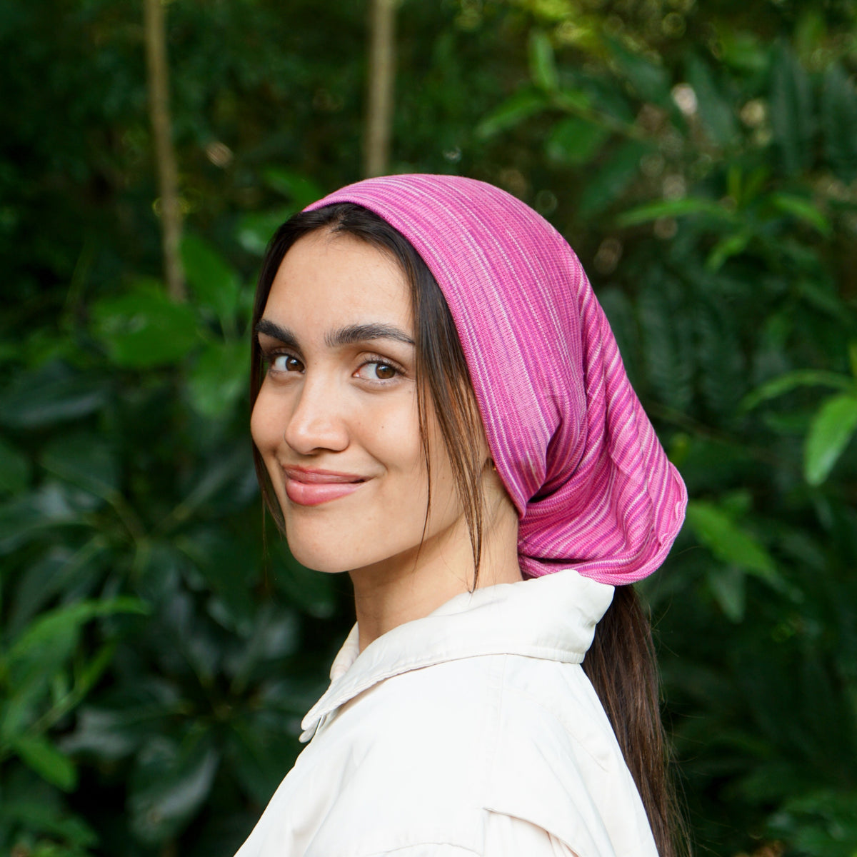 Cherry Blossom Merino Beanie Wrap
