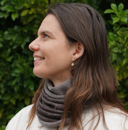 Driftwood Reversible Merino Beanie Wrap