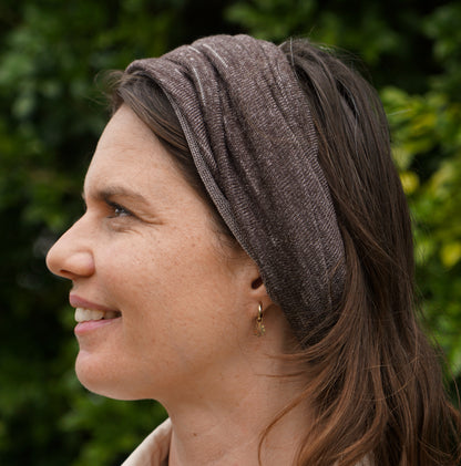 Driftwood Reversible Merino Beanie Wrap