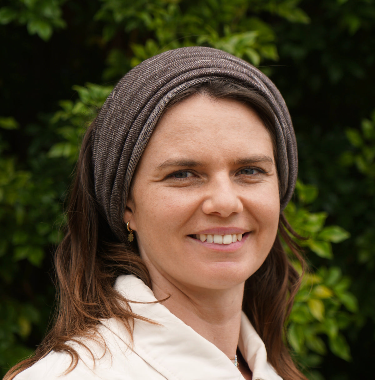 Driftwood Reversible Merino Beanie Wrap