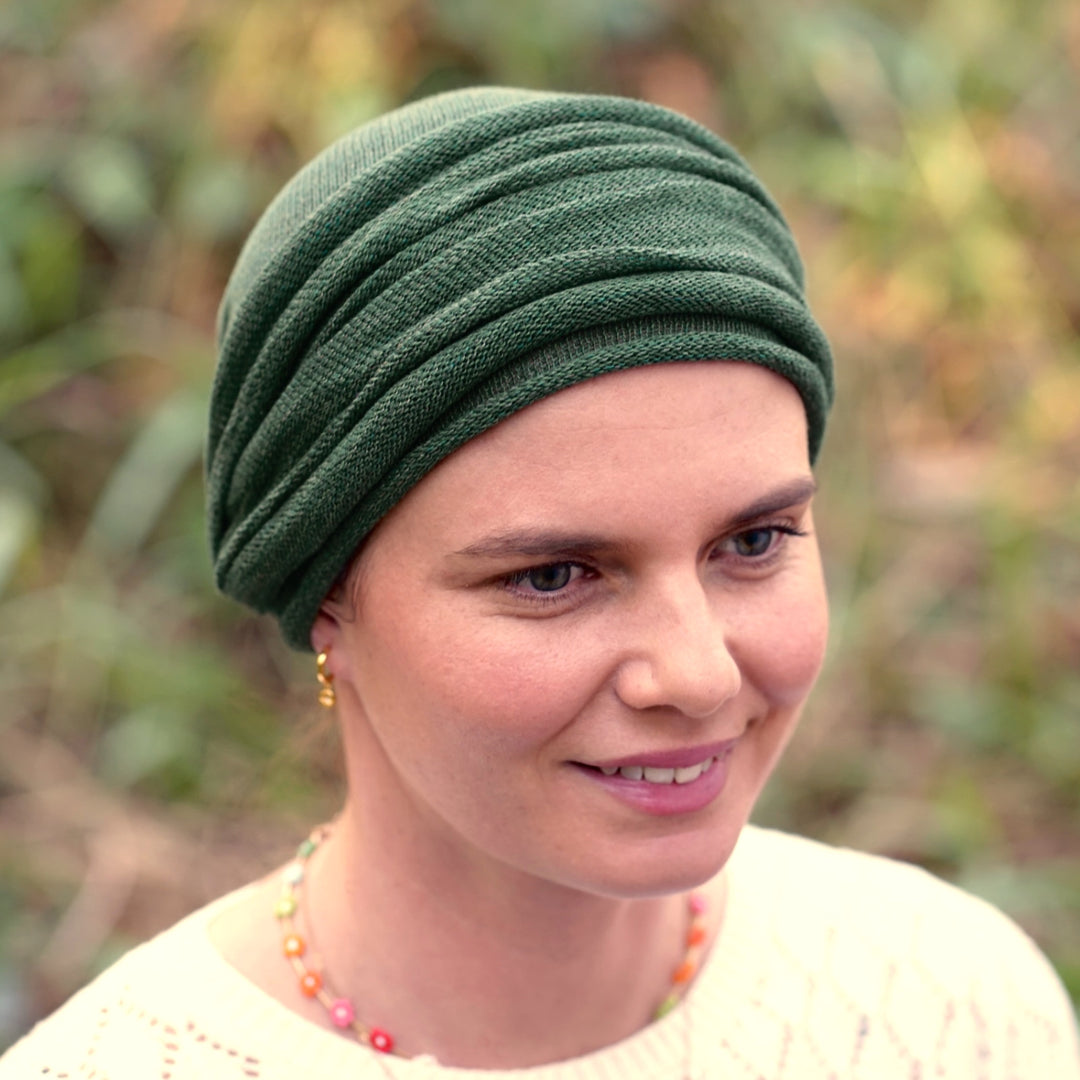 Olive Greens Turban Wrap/ Head wrap