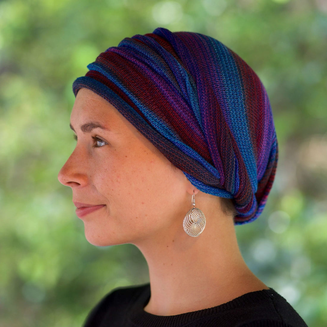 Bright Earths Turban Wrap / Head Wrap Hand dyed
