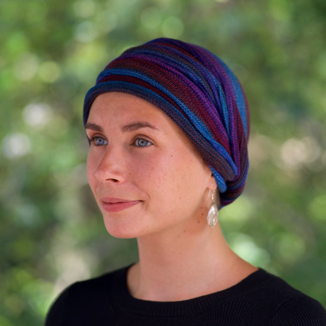Bright Earths Turban Wrap / Head Wrap Hand dyed