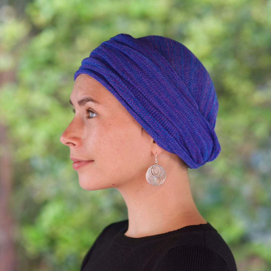 Vivid Blues Turban / Head wrap