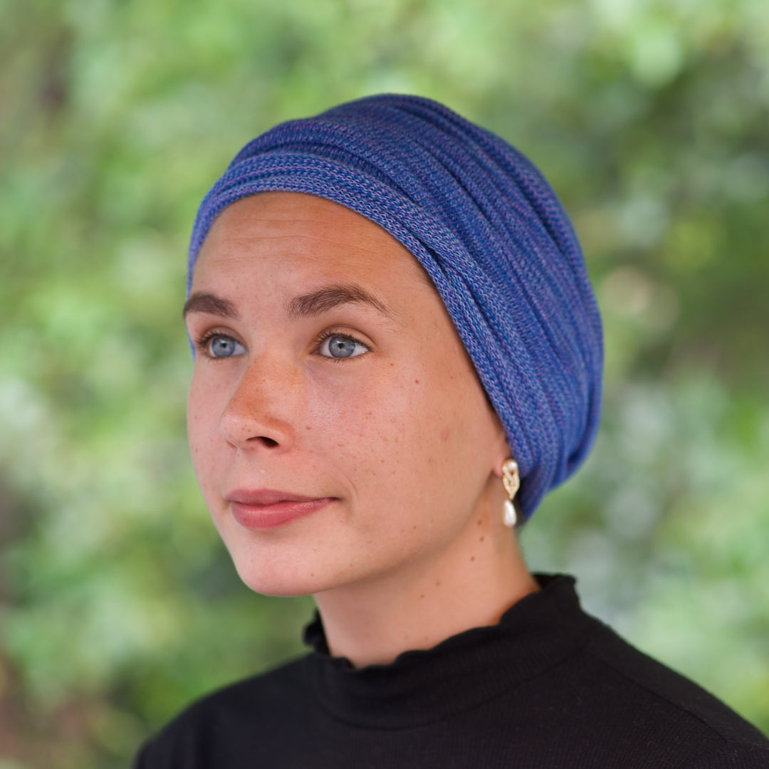 Pastel Blues Turban / Head wrap