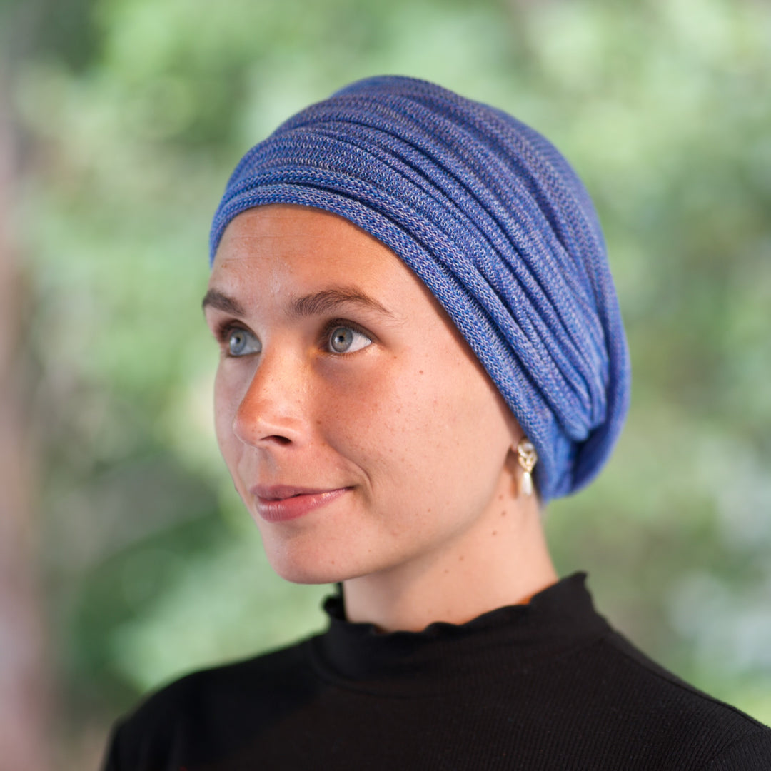 Pastel Blues Turban / Head wrap