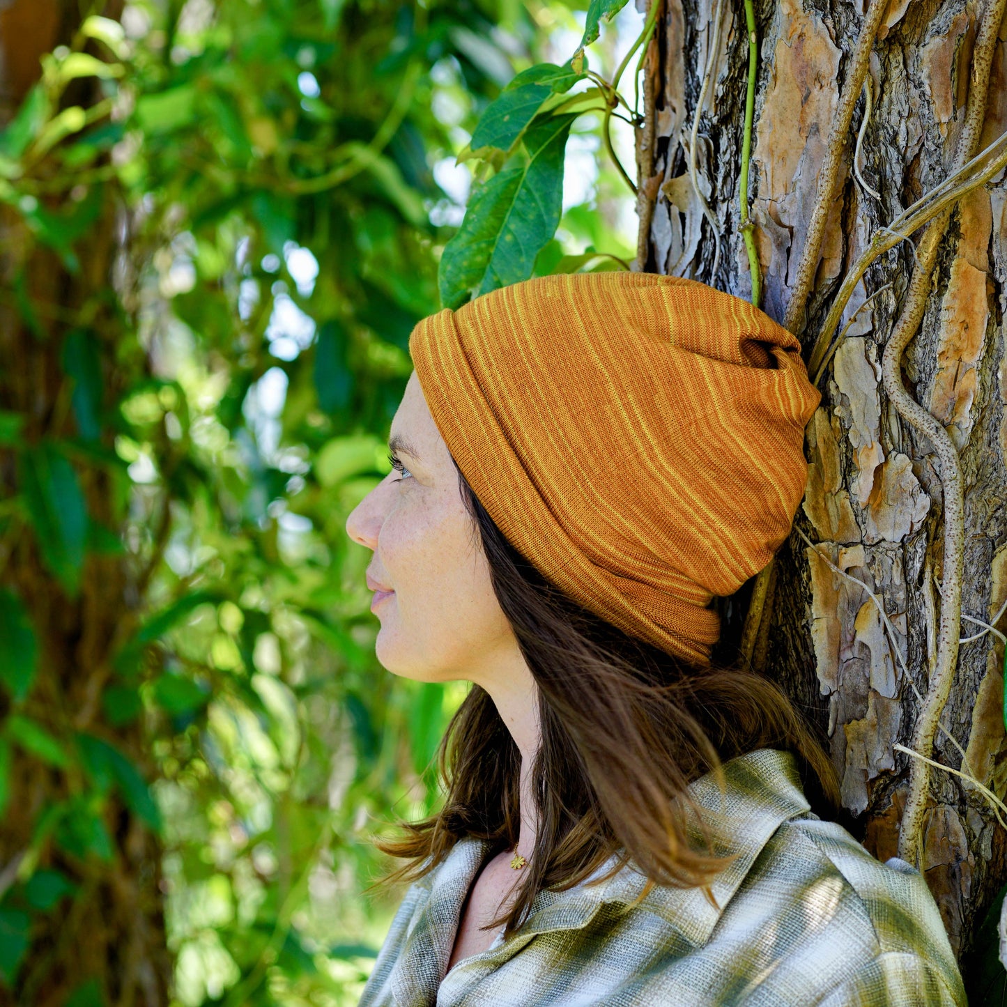 Marigold Merino Beanie Wrap