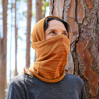 Marigold Merino Beanie Wrap