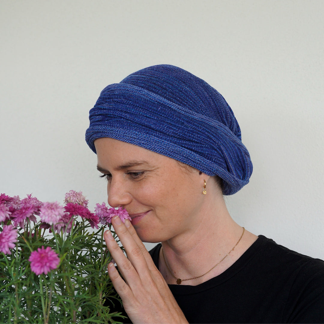 Denim Blue Turban / Head Wrap