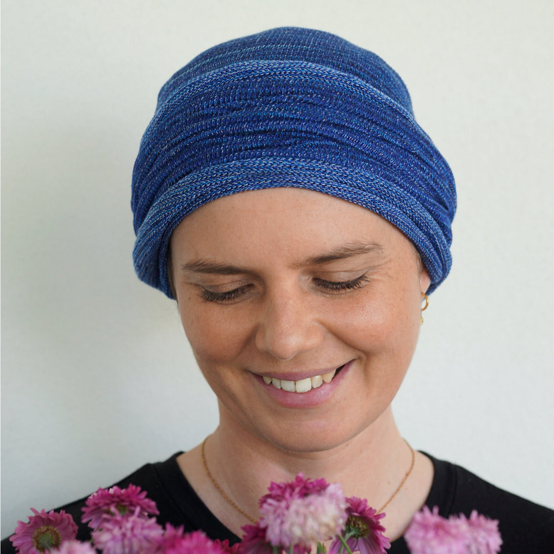 Denim Blue Turban / Head Wrap