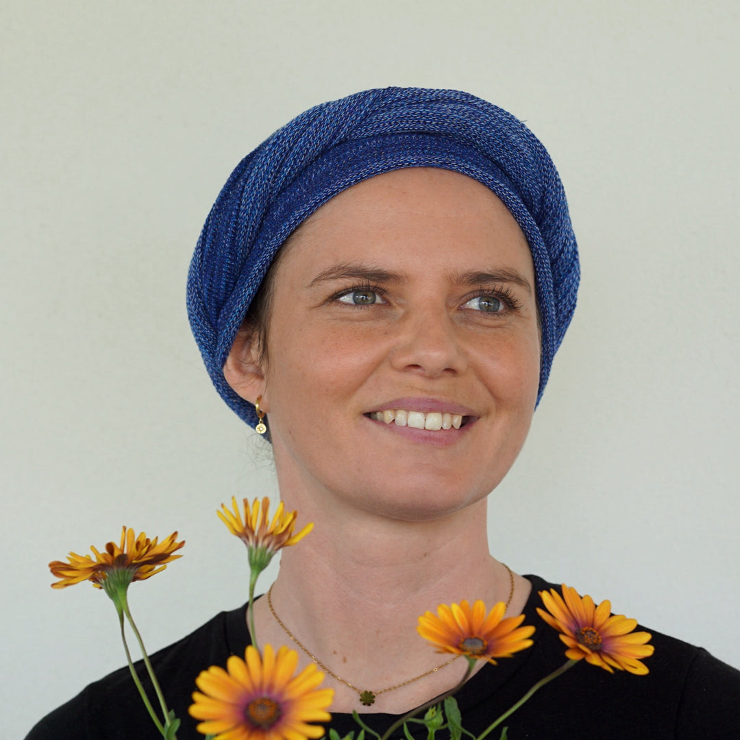 Denim Blue Turban / Head Wrap