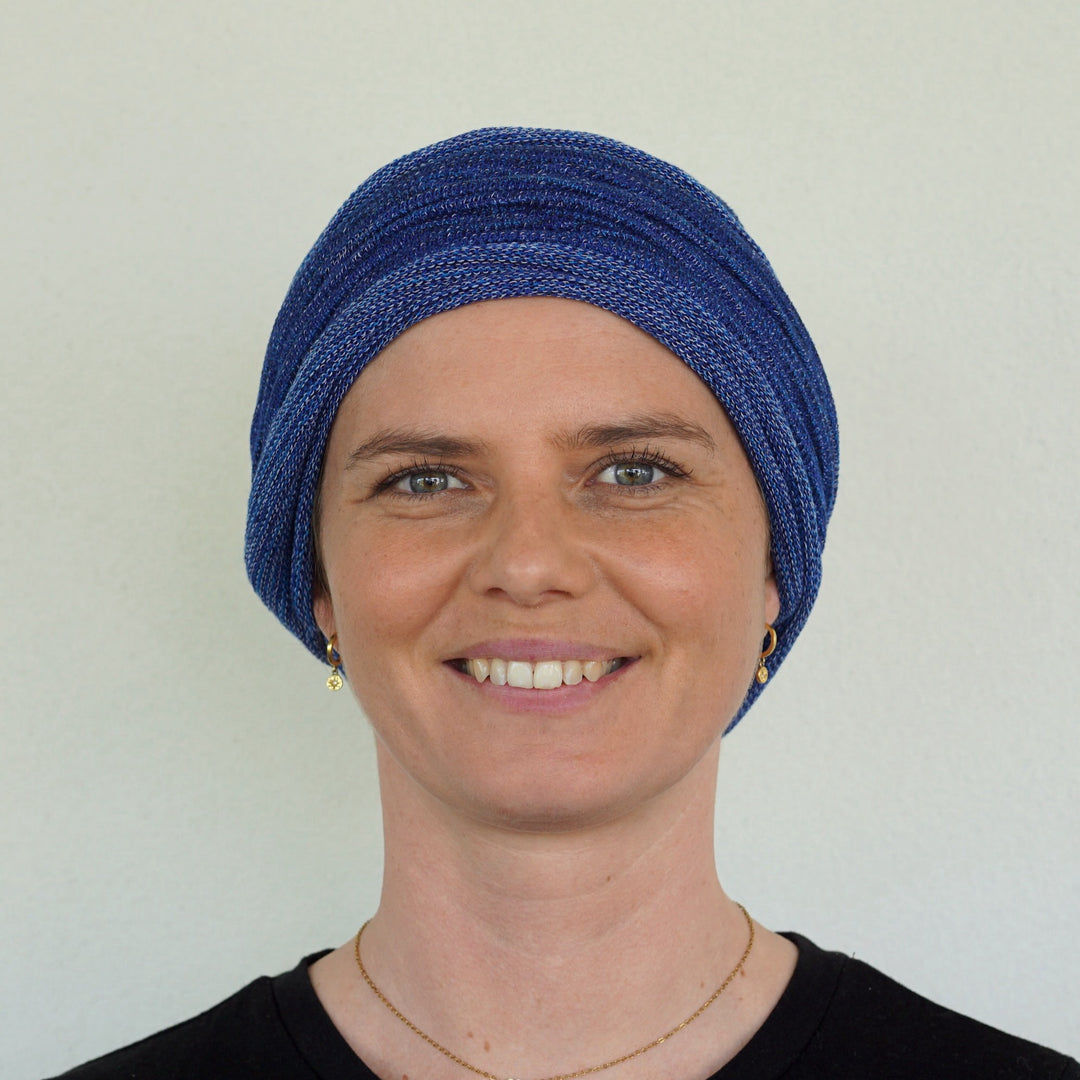 Denim Blue Turban / Head Wrap