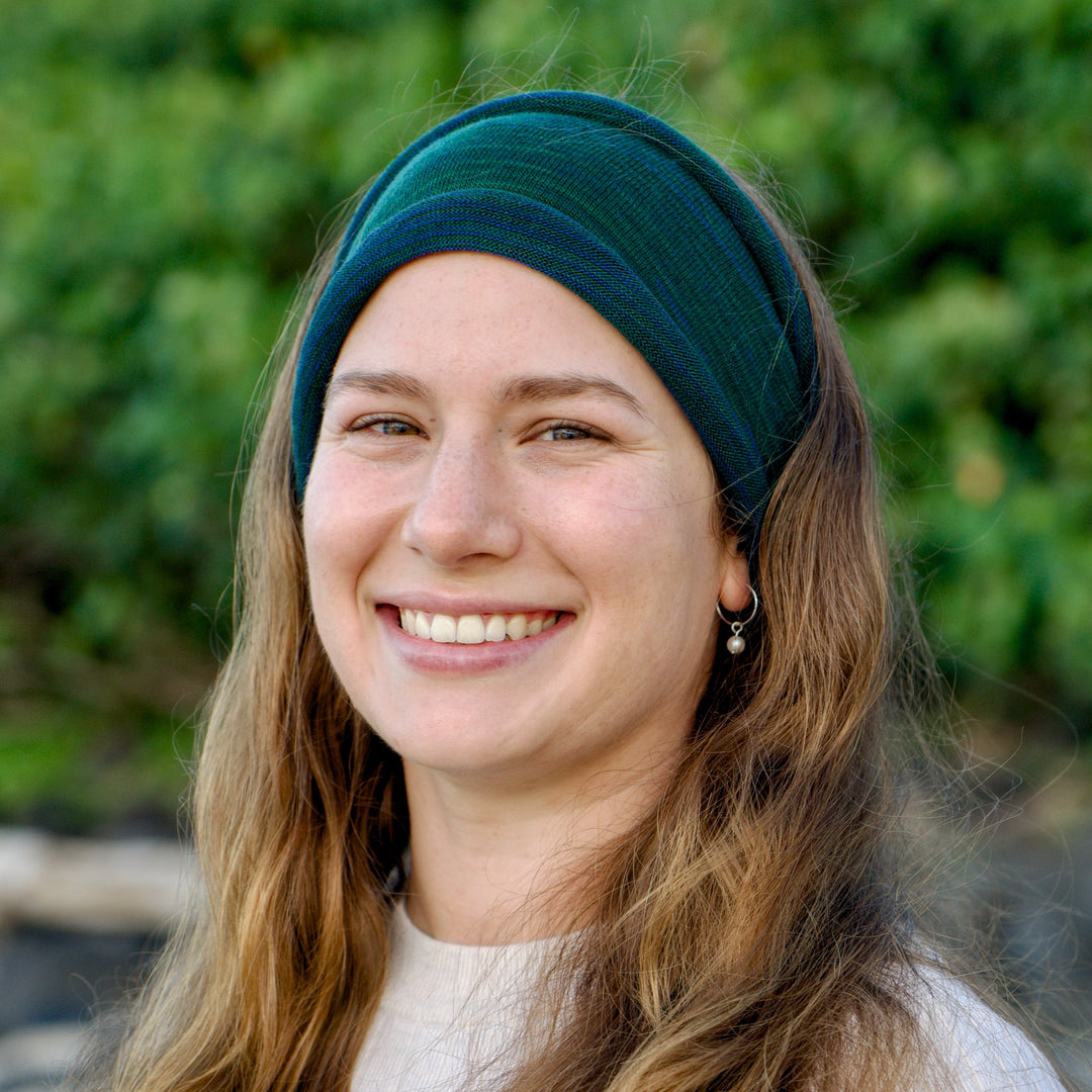 Forest Green Merino Wide Headband