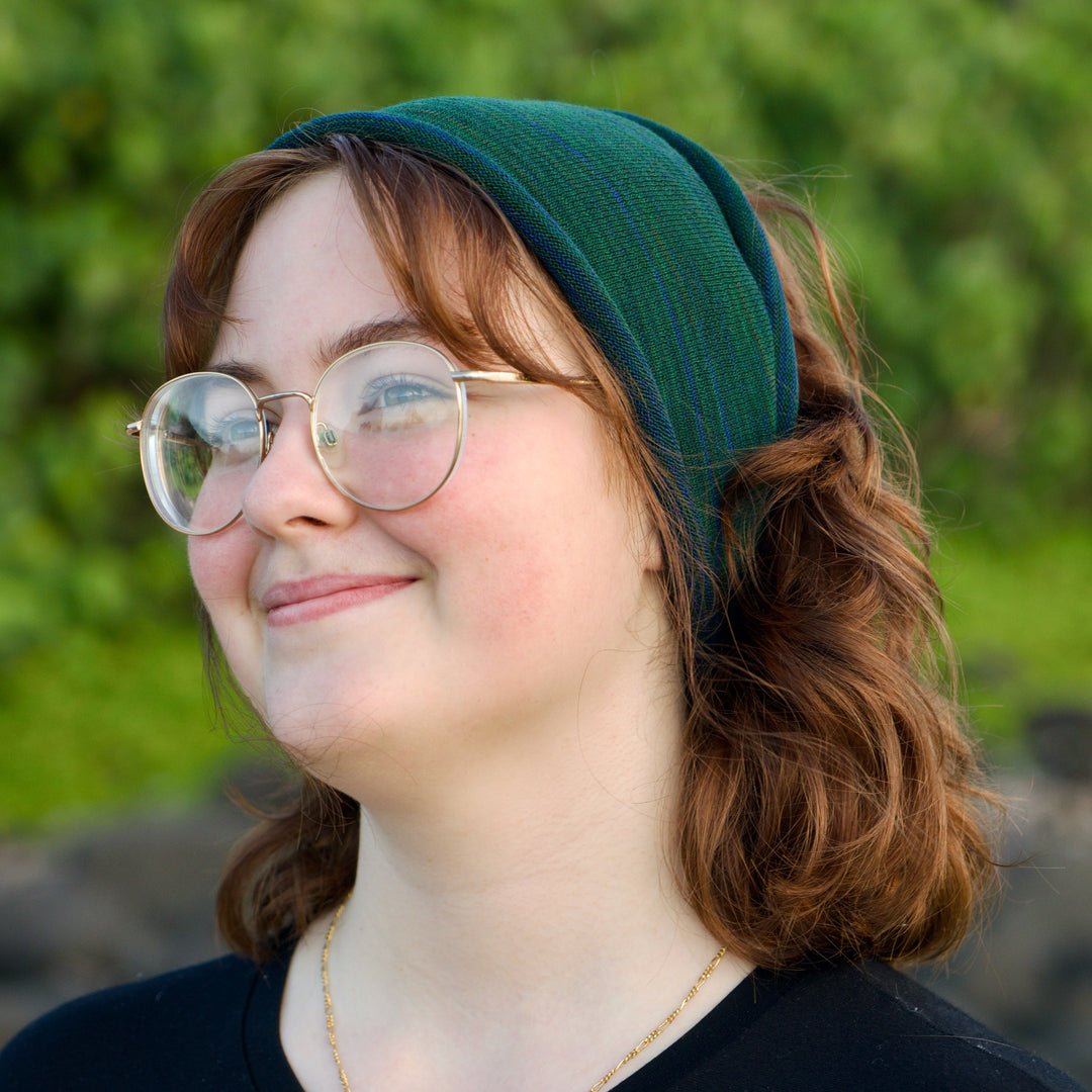 Forest Green Merino Wide Headband