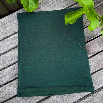 Forest Green Merino Beanie Wrap