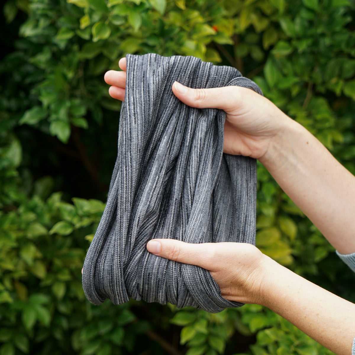 Grey Delight Merino Beanie Wrap