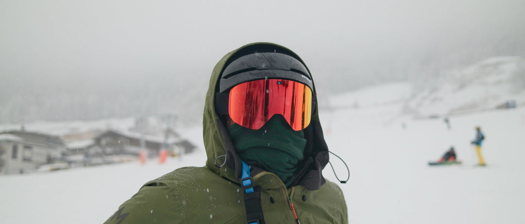 Merino Beanie Wrap - Forest Green