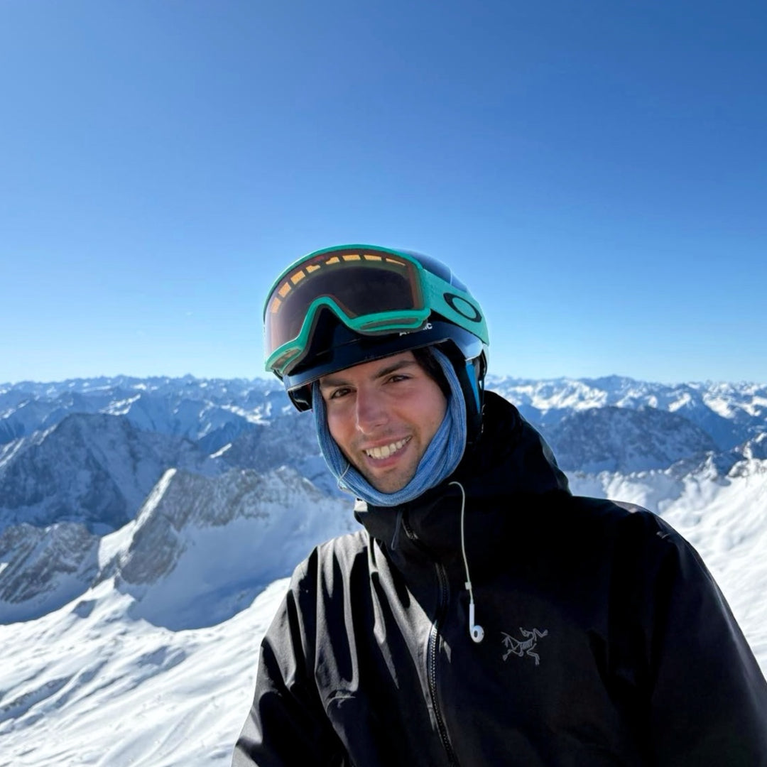 Ice Blue Merino Beanie Wrap