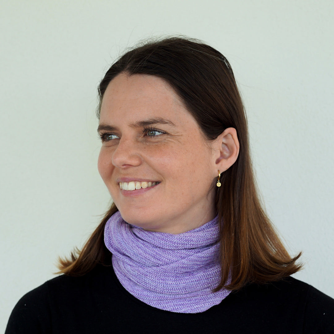 Lilac Cream Turban Wrap/ Head Wrap