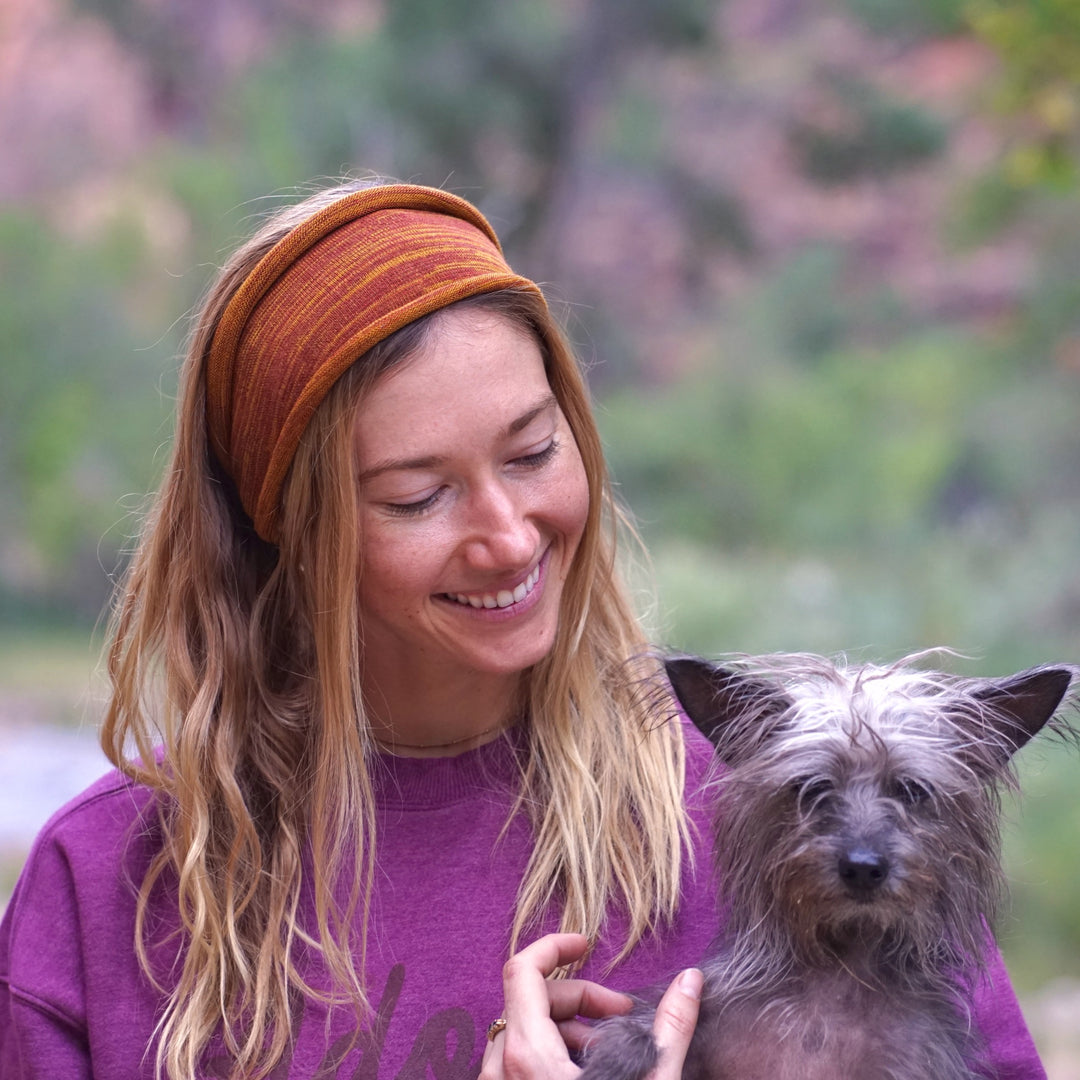 Merino Wide Headband - Redwood