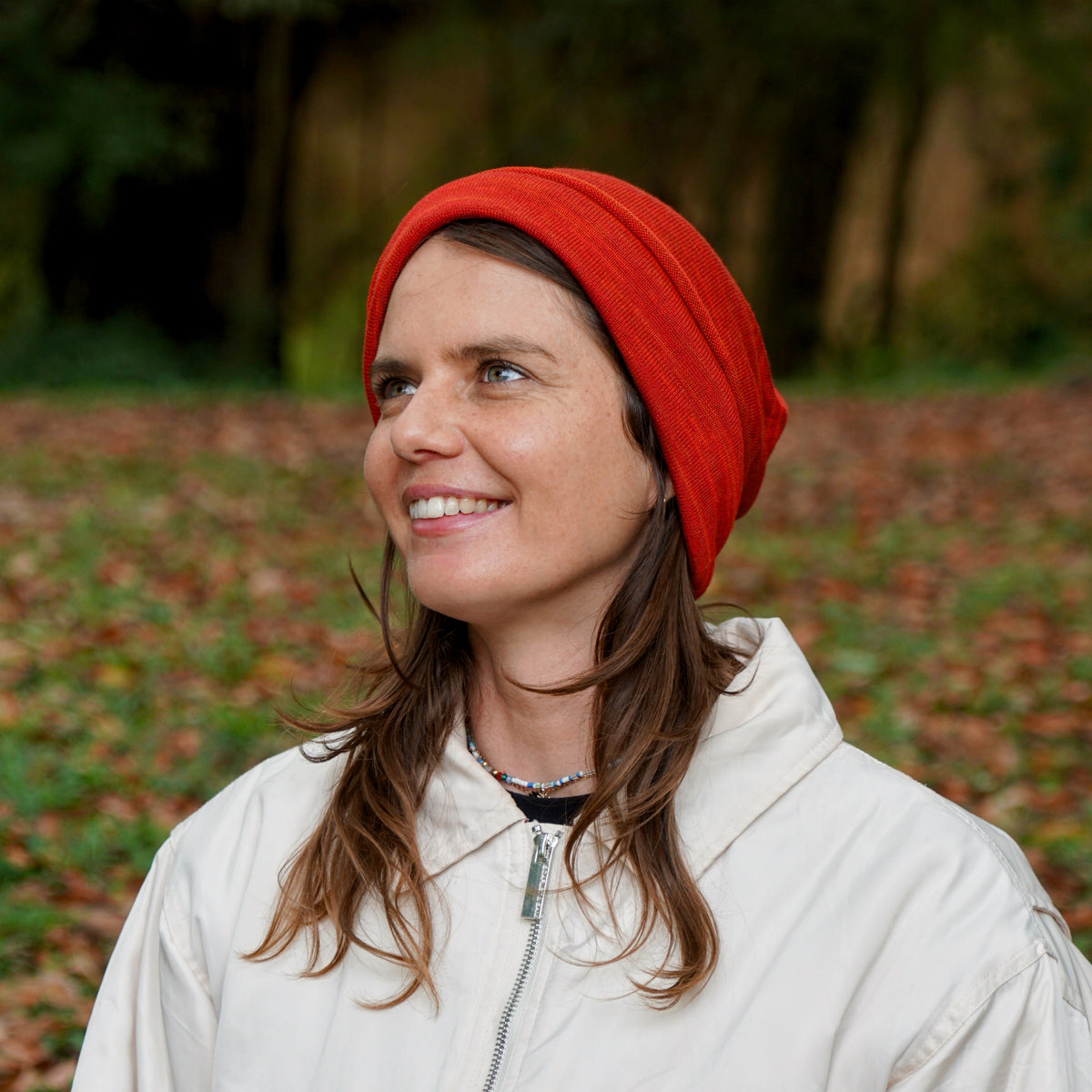 Maple Fall Merino Beanie Wrap