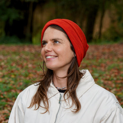 Maple Fall Merino Beanie Wrap