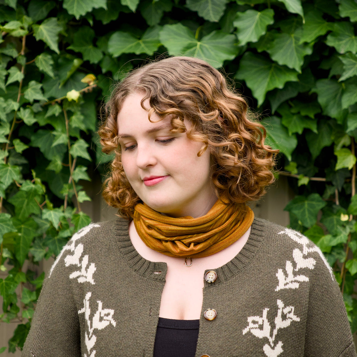 Marigold Merino Beanie Wrap