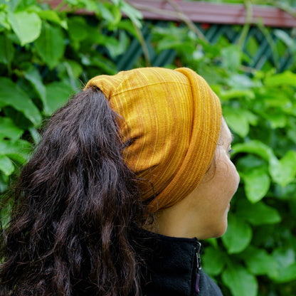 Marigold Merino Beanie Wrap