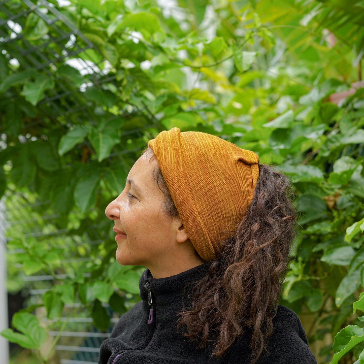 Marigold Merino Beanie Wrap