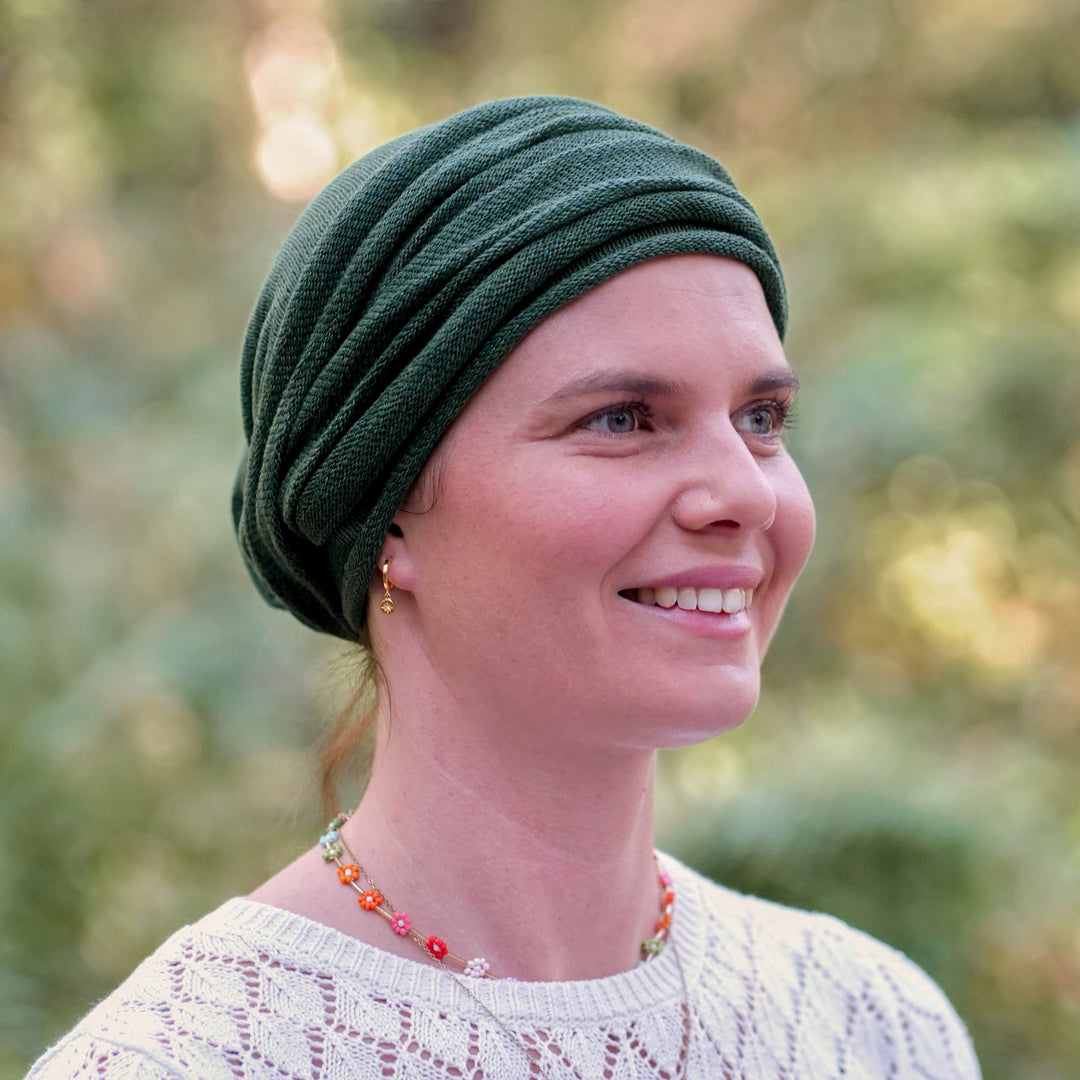 Olive Green Turban Wrap/ Head Wrap