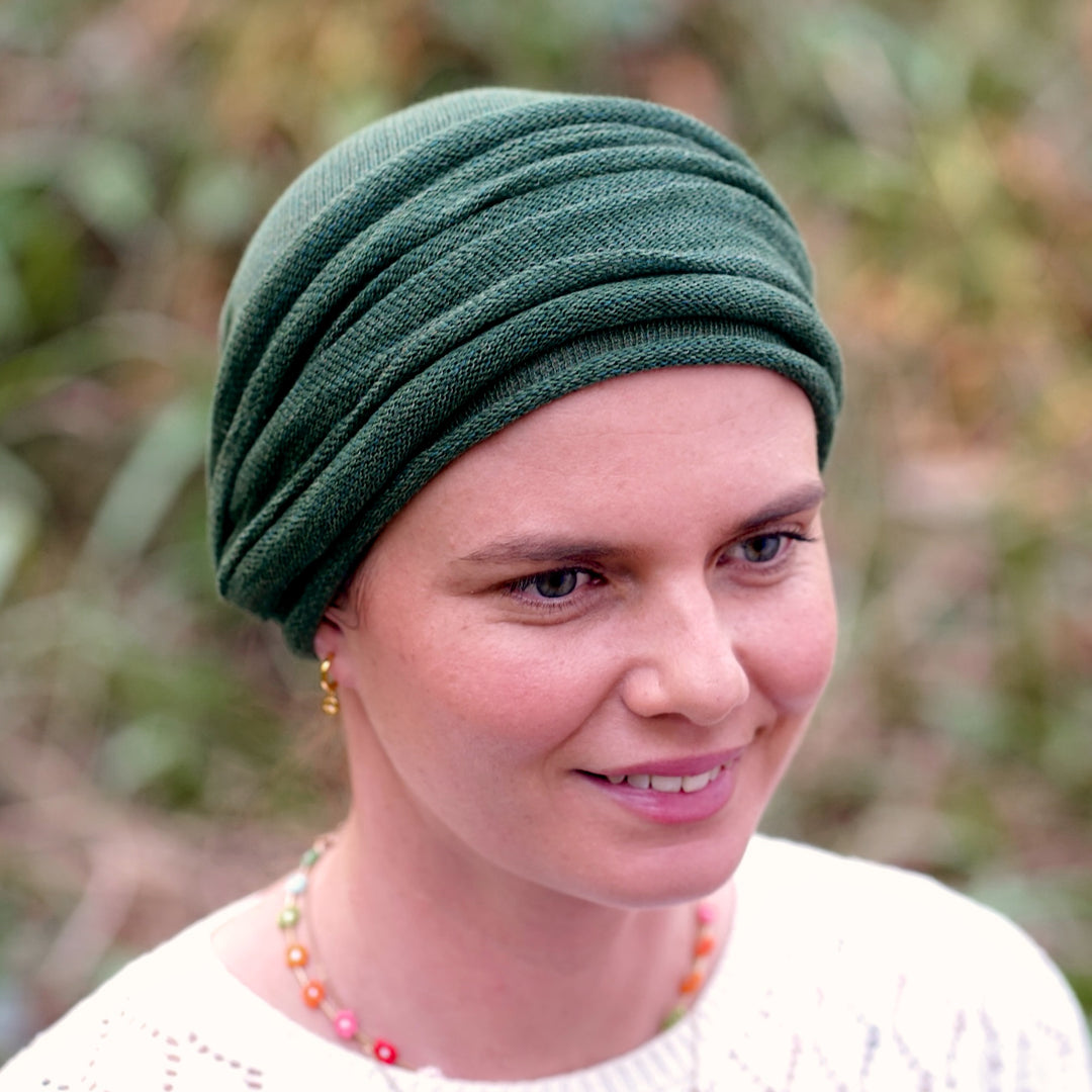 Olive Green Turban Wrap/ Head Wrap