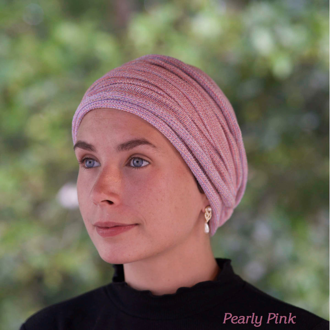 Pearly Pinks Turban / Head wrap