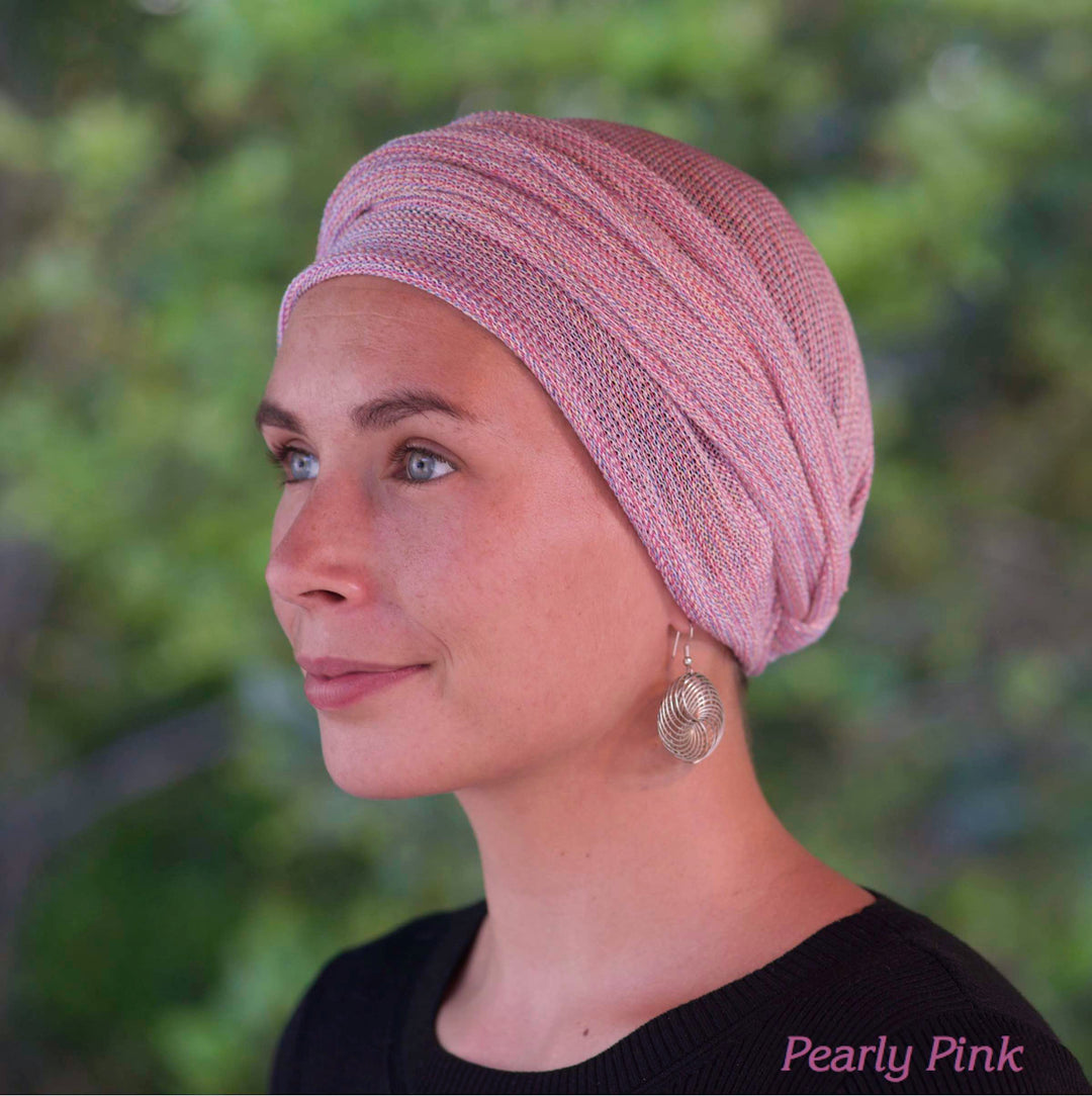 Pearly Pinks Turban / Head wrap