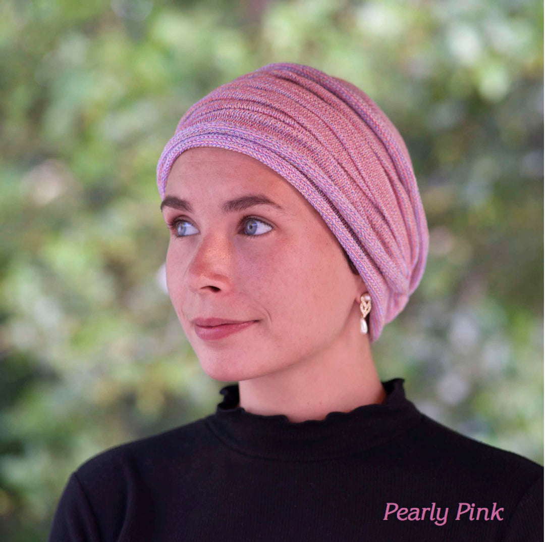 Pearly Pinks Turban / Head wrap