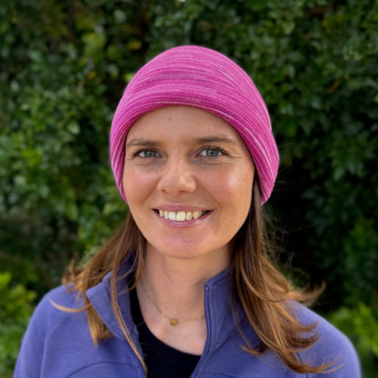 Cherry Blossom Merino Beanie Wrap